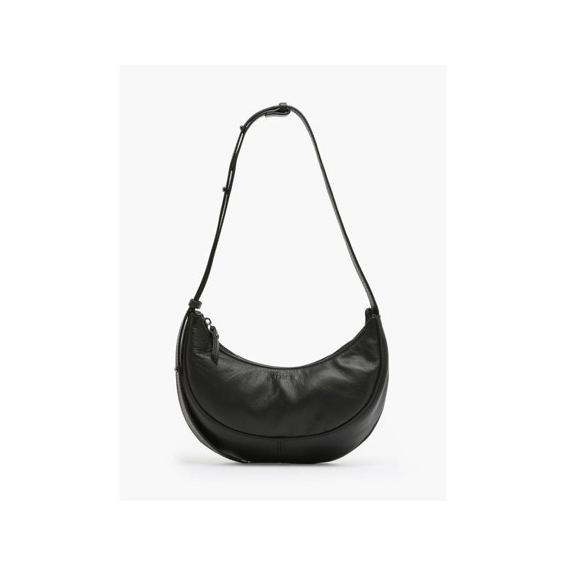 Sac bandoulière S Sosoomao cuir ETRIER Noir