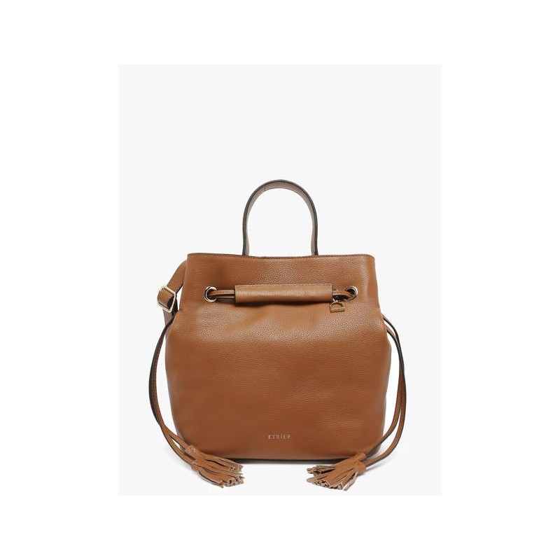 Sac bourse M Tradition cuir ETRIER Camel