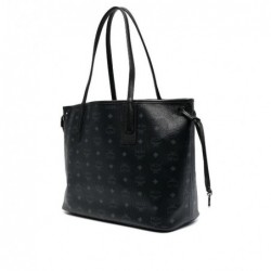 MCM sac cabas à motif monogrammé noir