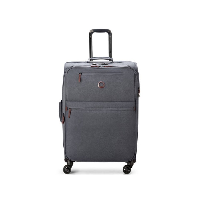 Valise souple Maubert 2.0 DELSEY 69cm Anthraciite En stock