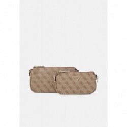 Guess NOELLE POUCH CROSSBODY SET Sac à main latte