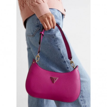 Guess MERIDIAN MINI TOP ZIP Sac à main boysenberry