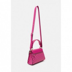 Guess HALLIE Sac à main fuchsia logo