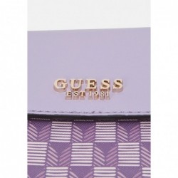 Guess HALLIE Sac à main lilac logo