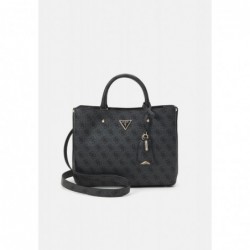 Guess MERIDIAN GIRLFRIEND SATCHEL Sac à main coal logo