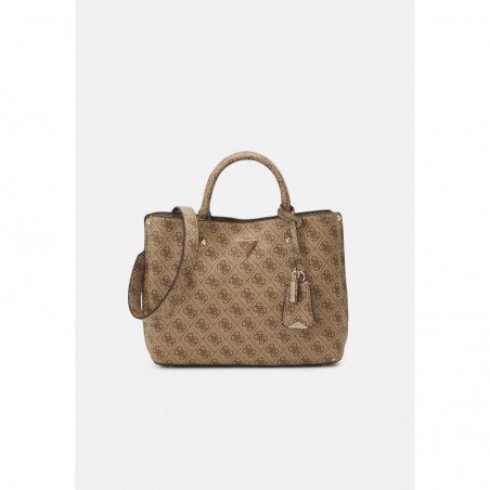 Guess MERIDIAN GIRLFRIEND SATCHEL Sac à main latte