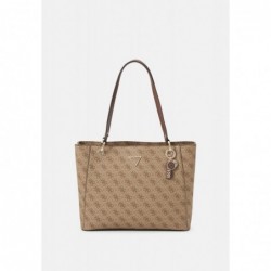 Guess NOELLE TOTE Sac à main latte logo/brown