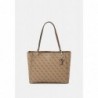 Guess NOELLE TOTE Sac à main latte logo/brown