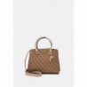 Guess NOELLE GIRLFRIEND SATCHEL Sac à main latte logo/brown