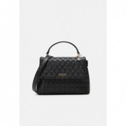 Guess YARMILLA TOP HANDLE FLAP Sac à main black