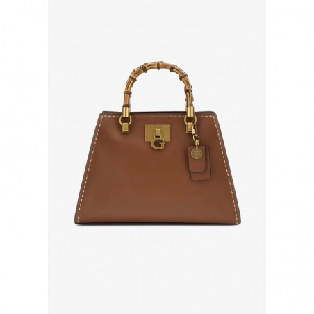 Guess STEPHI SATCHEL Sac à main hellbraun