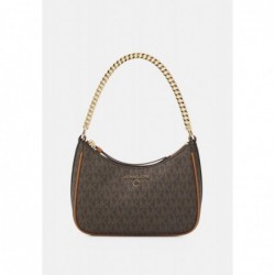 Michael Kors JET SET CHARM CHAIN POUCHETTE Sac à main brown/acorn