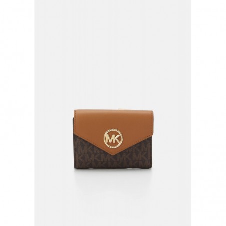 Michael Kors GREENWICH TRIFOLD Portefeuille brown/acorn