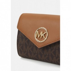 Michael Kors GREENWICH TRIFOLD Portefeuille brown/acorn