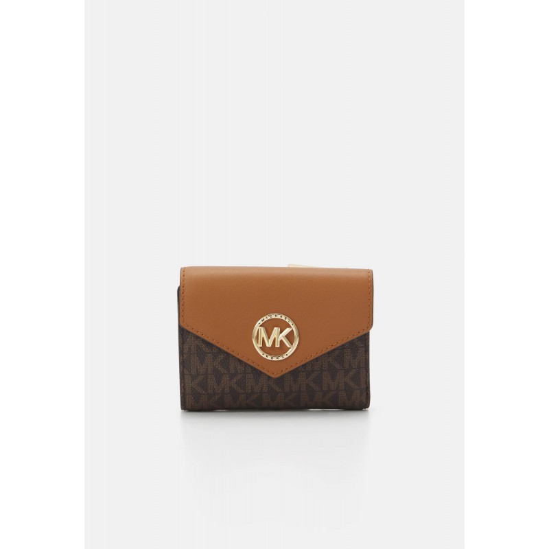 Michael Kors GREENWICH TRIFOLD Portefeuille brown/acorn