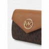 Michael Kors GREENWICH TRIFOLD Portefeuille brown/acorn