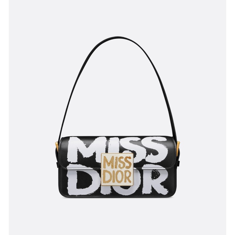 Sac à rabat Miss Dior noir