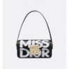 Sac à rabat Miss Dior noir