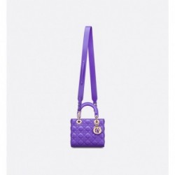 Sac Lady Dior My ABCDior Small violet