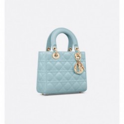 Sac Lady Dior My ABCDior Small bleu