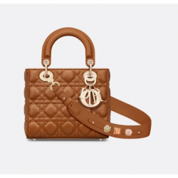 Sac Lady Dior My ABCDior Small saddle