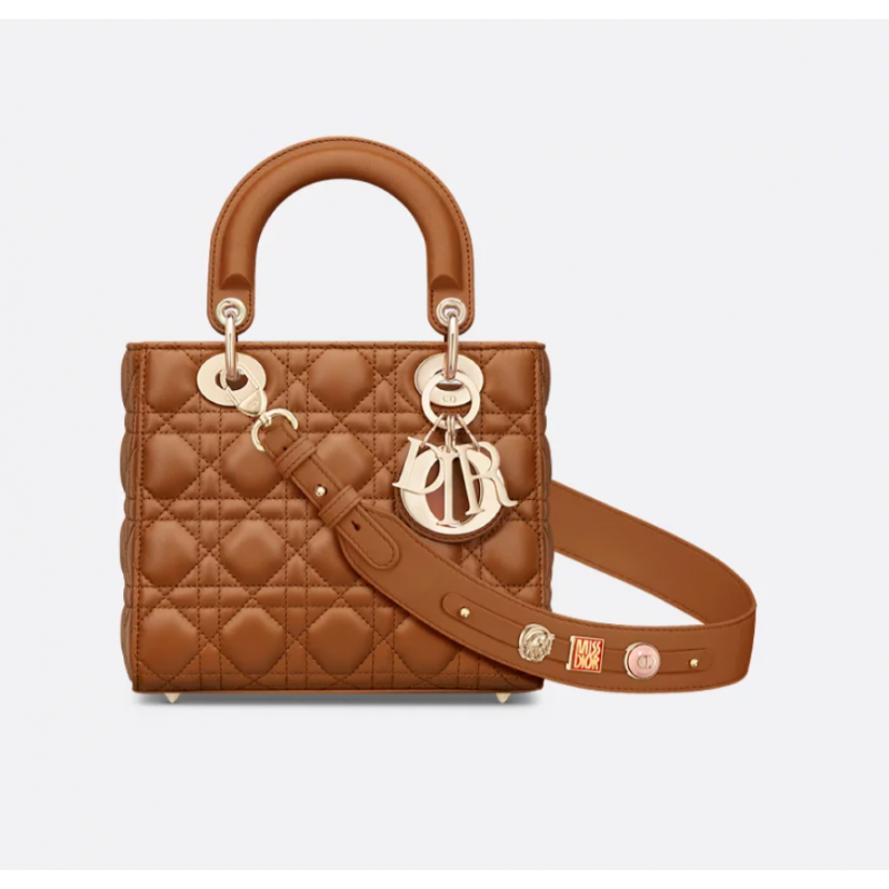 Sac Lady Dior My ABCDior Small saddle