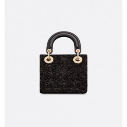 Sac Lady Dior Mini Cannage noir